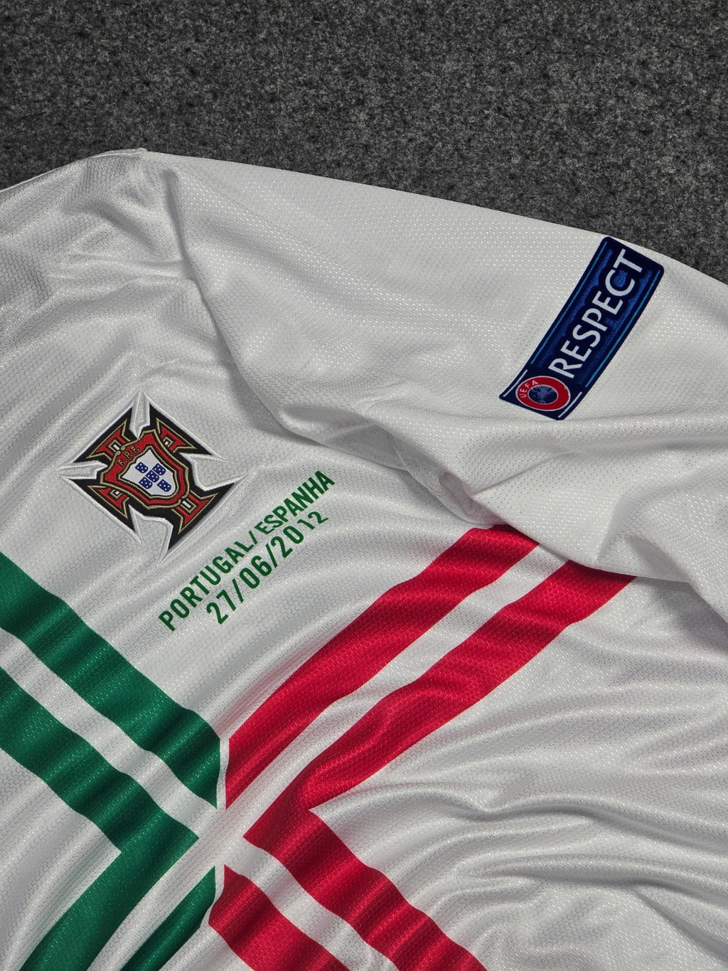 PORTUGAL EURO 2012 RETRO AWAY JERSEY FULL SLEEVES