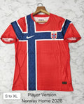NORWAY HOME FIFA WC 2026 PLAYER VERSION JERSEY