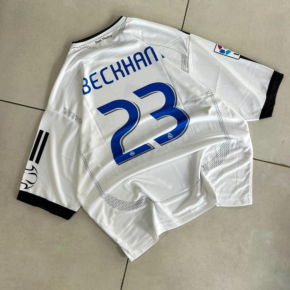 REAL MADRID RETRO EMBROIDED JERSEY