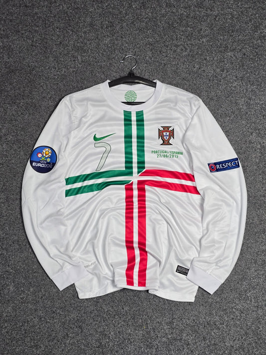 PORTUGAL EURO 2012 RETRO AWAY JERSEY FULL SLEEVES