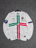 PORTUGAL EURO 2012 RETRO AWAY JERSEY FULL SLEEVES