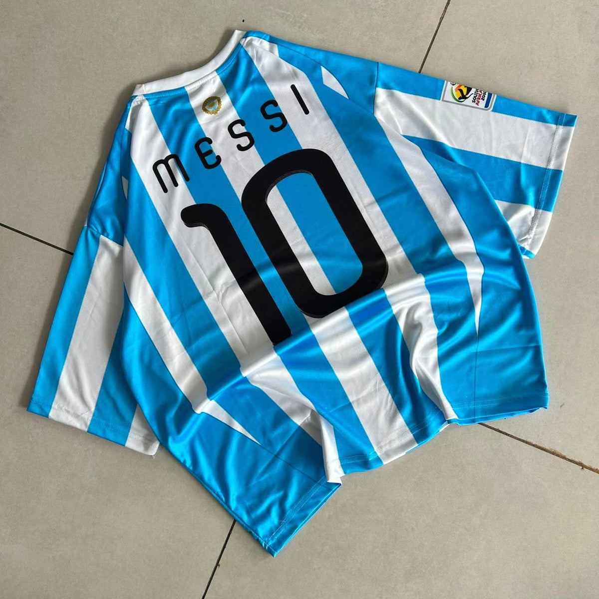 ARGENTINA MESSI RETRO EMBROIDED JERSEY