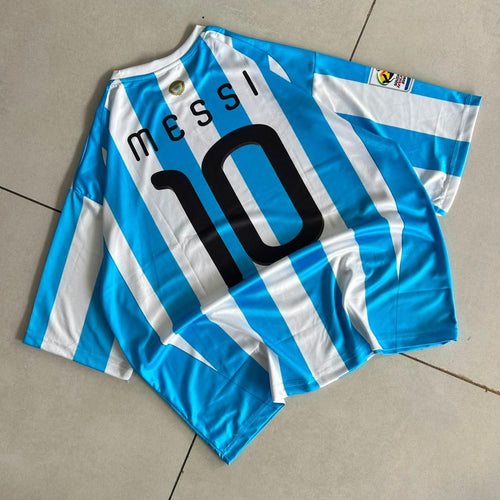 ARGENTINA MESSI RETRO EMBROIDED JERSEY