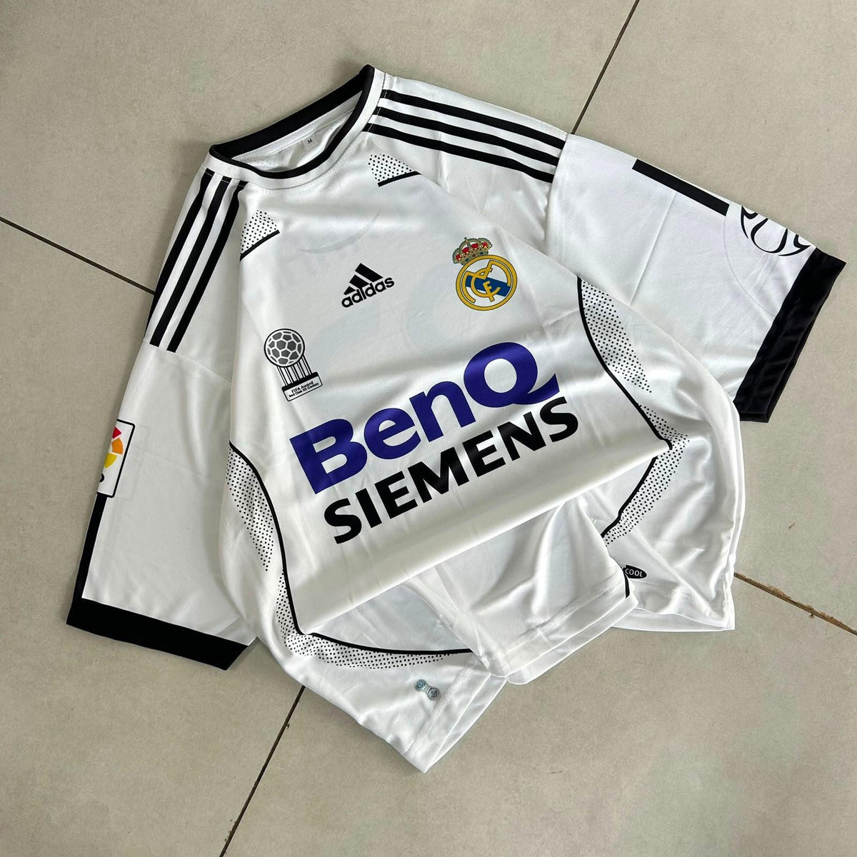 REAL MADRID RETRO EMBROIDED JERSEY
