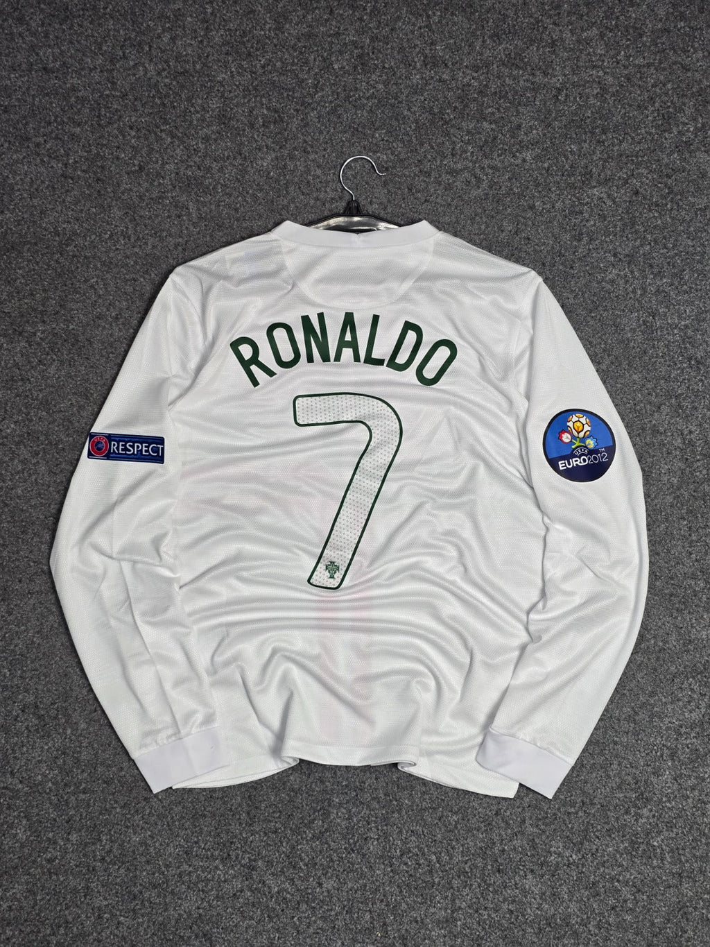 PORTUGAL EURO 2012 RETRO AWAY JERSEY FULL SLEEVES