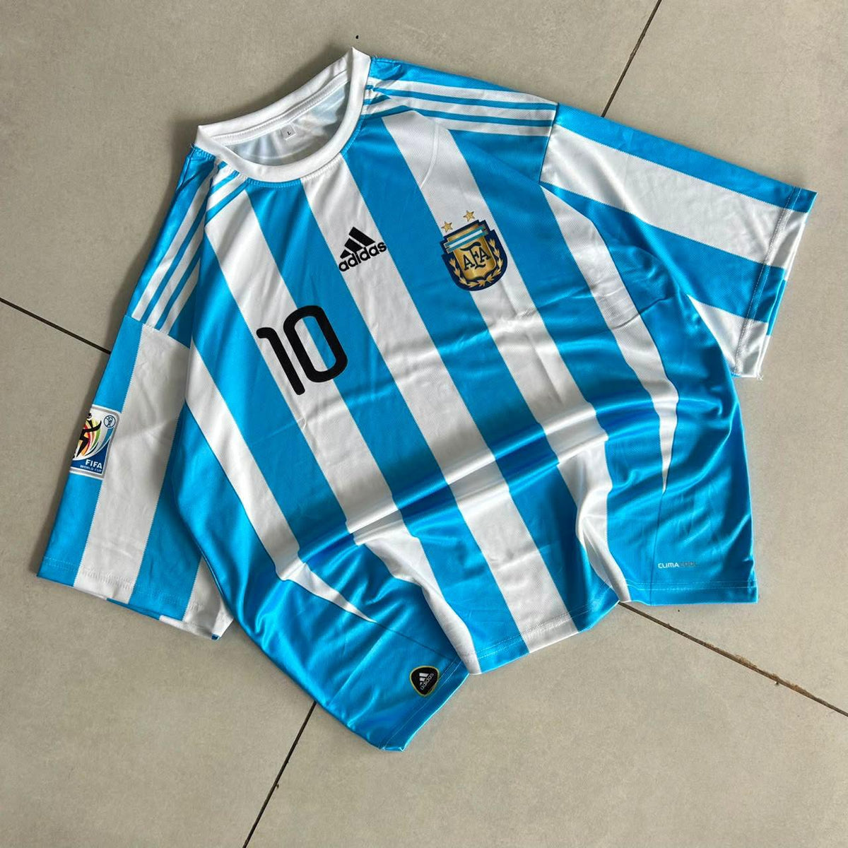 ARGENTINA MESSI RETRO EMBROIDED JERSEY