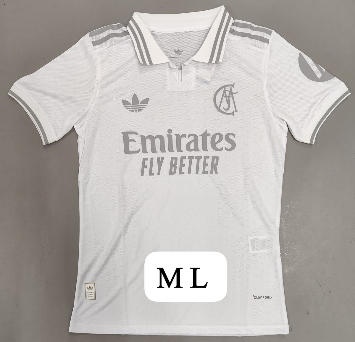 REAL MADRID 125th ANNIVERSARY PLAYER VERSION JERSEY